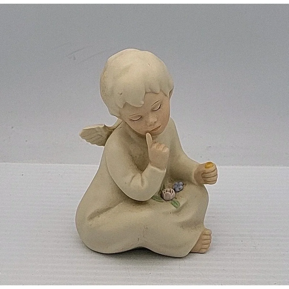 Vintage 1991‎ Homco Porcelain Angel Figurine 4.5